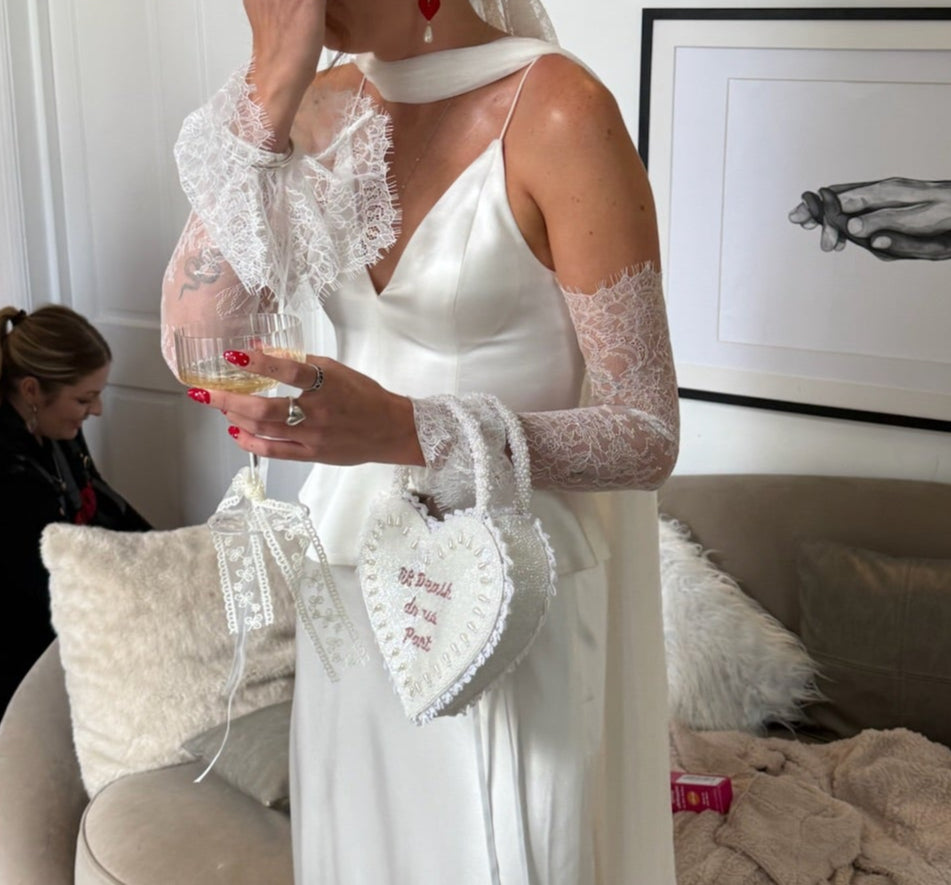 Clio Peppiatt ‘Til Death Do Us Part’ Bag – White