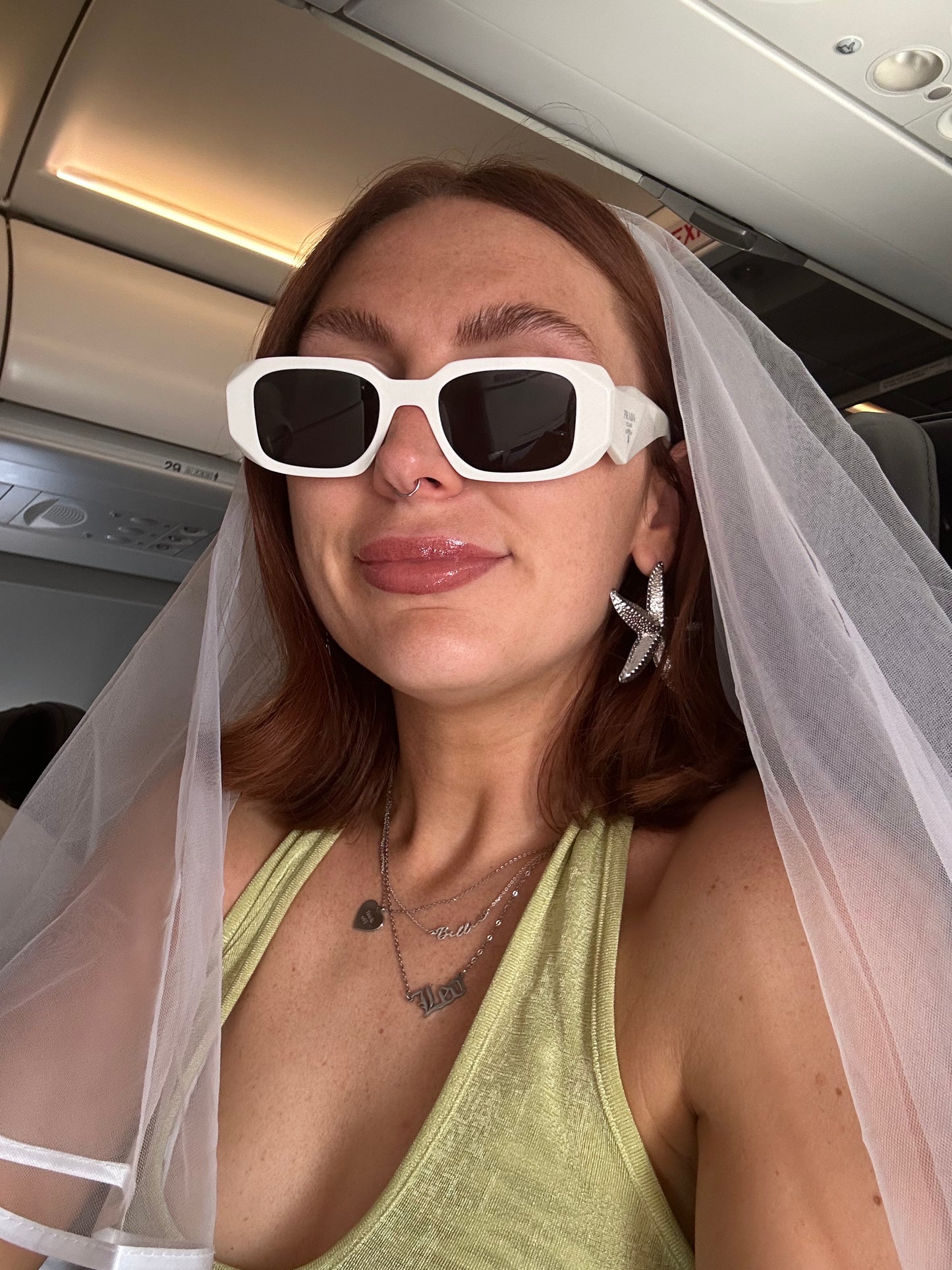 Prada Symbole Sunglasses - White