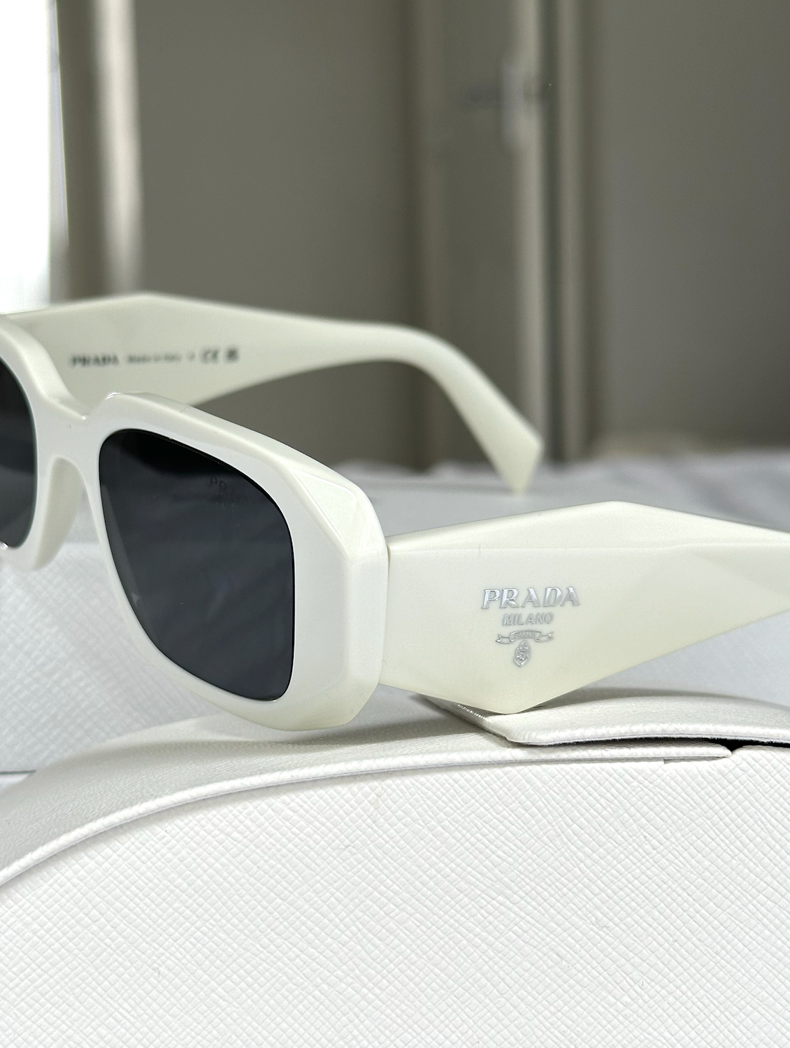 Prada Symbole Sunglasses - White