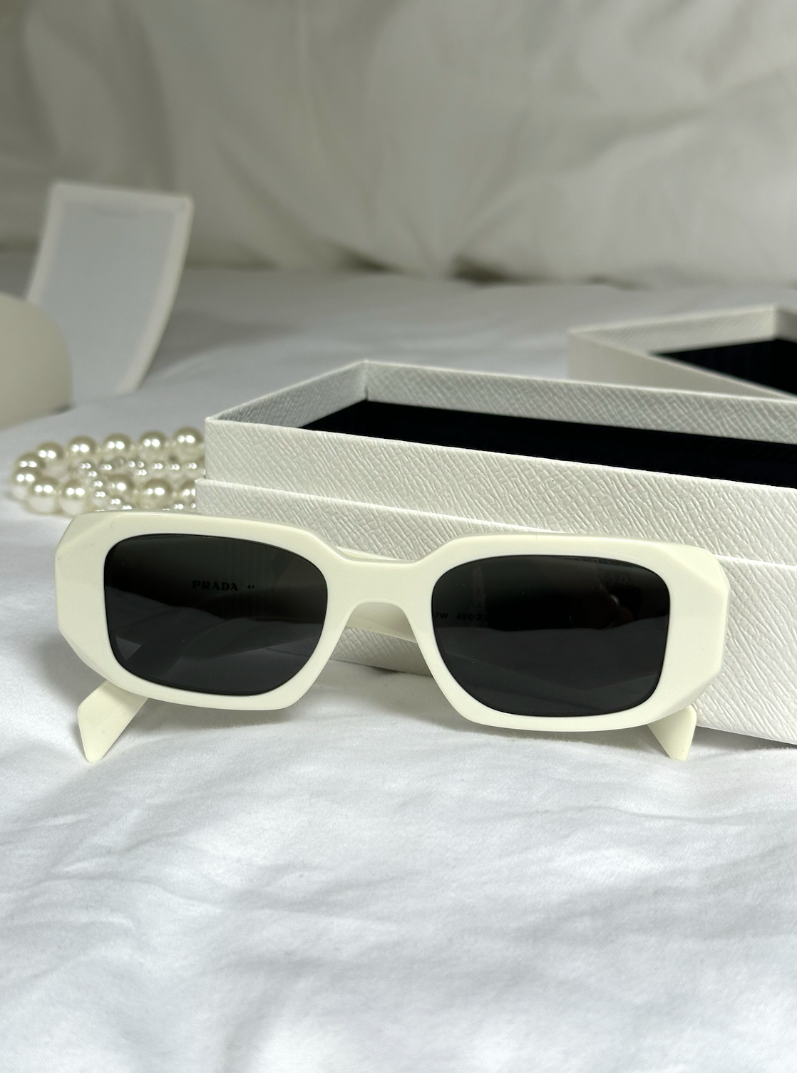 Prada Symbole Sunglasses - White
